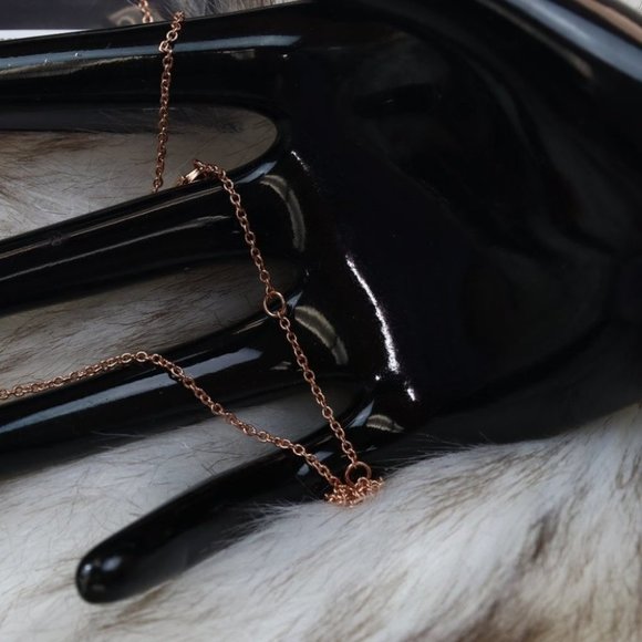 OPEN CIRCLE STONE STRAND NECKLACE (COACH F54514) - Picture 5 of 6